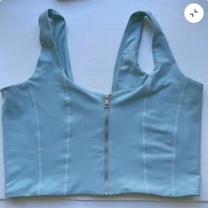 Abercrombie & Fitch Sky Blue Crop Top